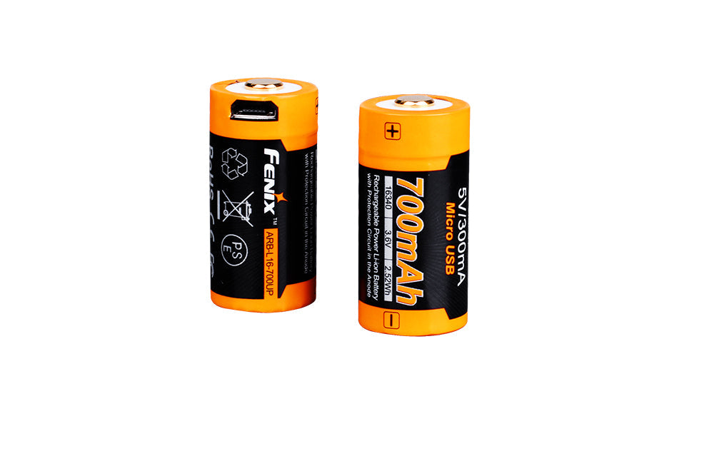 Fenix ARB-L16-700UP USB Rechargeable 16340 Battery