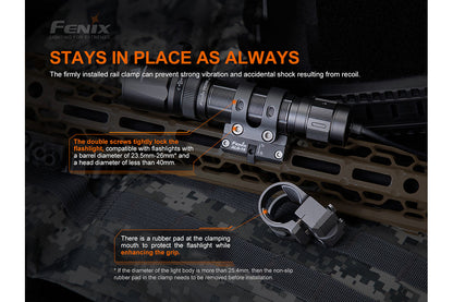 Fenix ALG-16 Tactical Light M-Lok Rail Mount