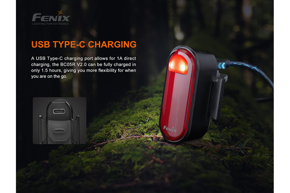 Fenix BC05R V2.0 Rechargeable Bicycle Tail Light