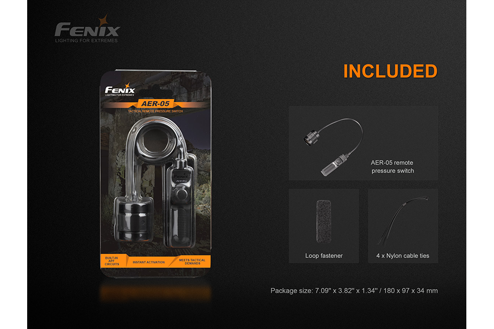 Fenix AER-05 Remote Pressure Switch For APF Flashlights