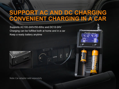 Fenix ARE-A2 Dual Channel Battery Smart Charger