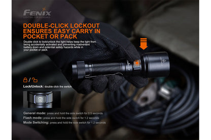 Fenix C7 High-performance Rechargeable LED Flashlight - 3000 Lumens