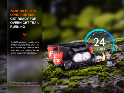 Fenix HM65R-T V2 Rechargeable Lightweight Trail Running Headlamp