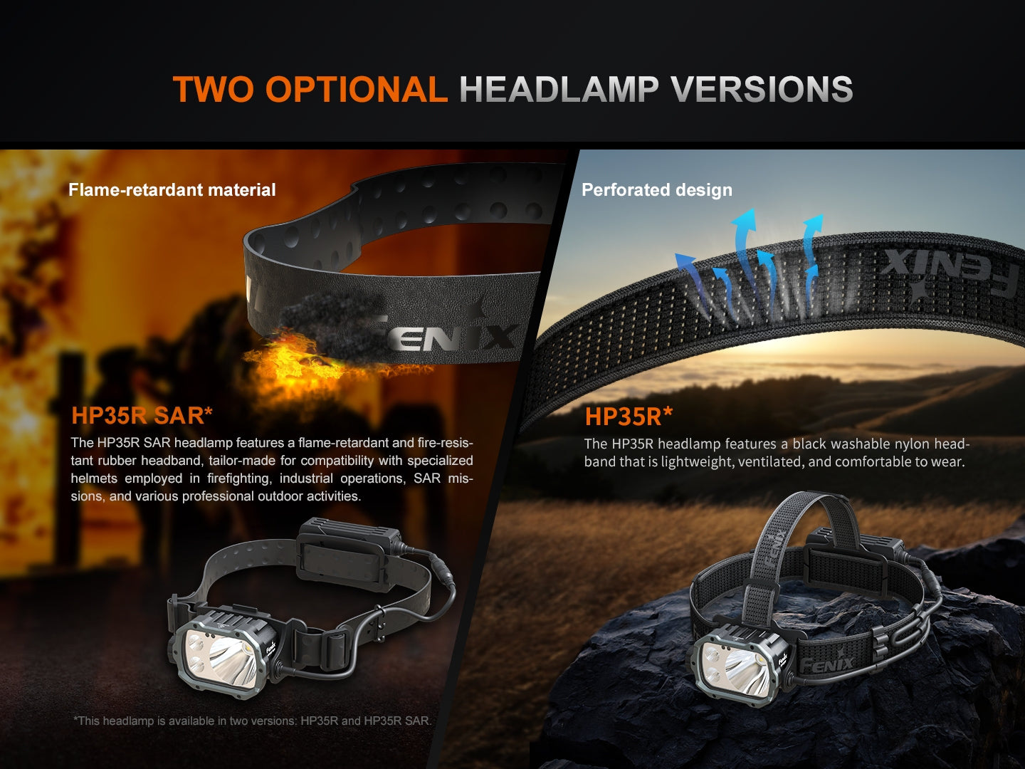 Fenix HP35R Search and Rescue Headlamp