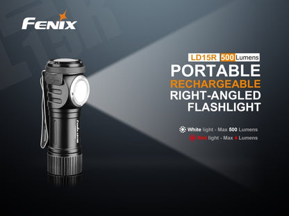 Fenix LD15R Right-Angled Rechargeable LED Flashlight