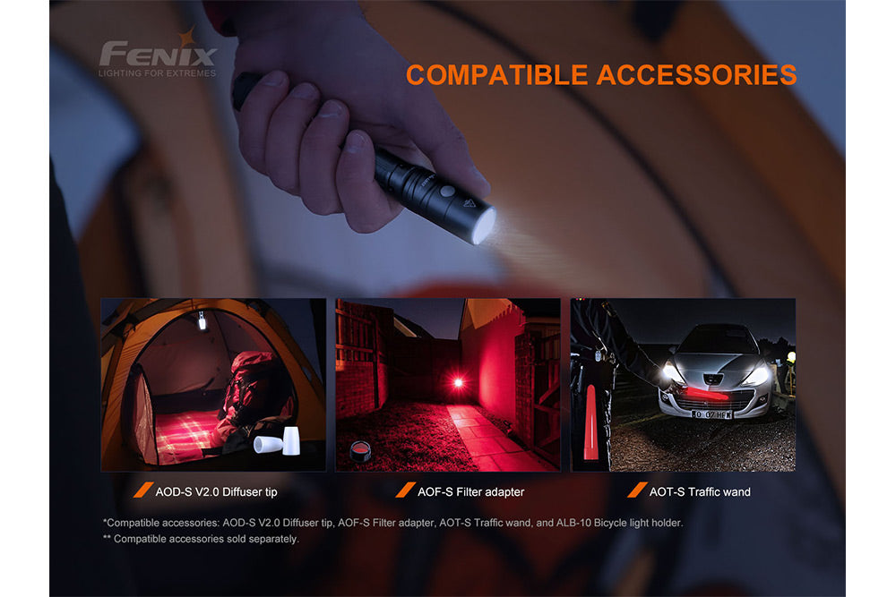 Fenix LD22 V2 Compact LED Flashlight - 800 Lumens