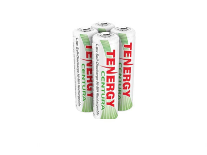 Tenergy AA Centura NiMH Rechargeable Battery - 4 Pack